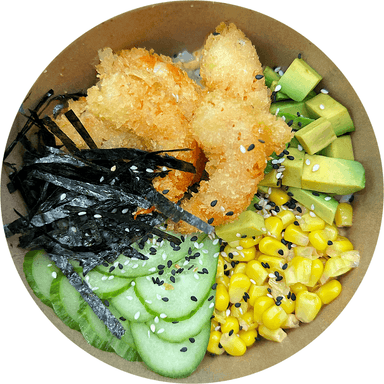 Боул з креветками Темпура